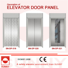 Painel de porta de aço inoxidável espelho para decoração de cabine de elevador (SN-DP-319)